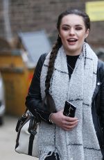 SAMANTHA LAVERY Arrives at X-Factor Live Tour 2017 Rehearsals in London 02/09/2017