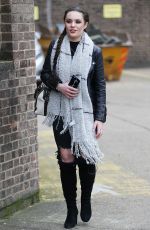 SAMANTHA LAVERY Arrives at X-Factor Live Tour 2017 Rehearsals in London 02/09/2017