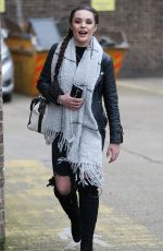 SAMANTHA LAVERY Arrives at X-Factor Live Tour 2017 Rehearsals in London 02/09/2017