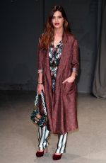 SARA CARBONERO at Burberry Fashion Show in London 02/20/2017