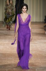 SARA SAMPAIO at Alberta Ferretti Fashion Show in Milan 02/22/2017