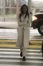 SARA SAMPAIO at LAX Airport in Los Angeles 02/08/2017