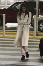 SARA SAMPAIO at LAX Airport in Los Angeles 02/08/2017