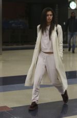 SARA SAMPAIO at LAX Airport in Los Angeles 02/08/2017