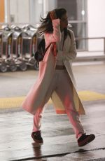 SARA SAMPAIO at LAX Airport in Los Angeles 02/08/2017
