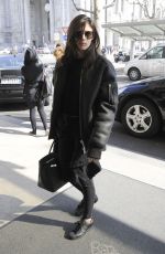 SARA SAMPAIO Out and About in Milan 02/21//2017