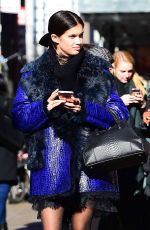 SARA SAMPAIO Out and About in New York 02/14/2017