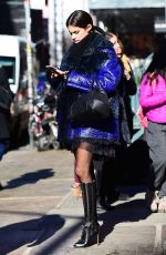 SARA SAMPAIO Out and About in New York 02/14/2017