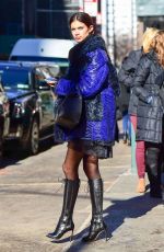 SARA SAMPAIO Out and About in New York 02/14/2017