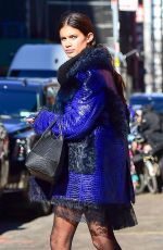 SARA SAMPAIO Out and About in New York 02/14/2017