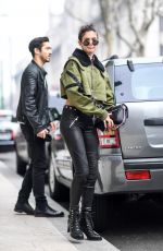 SARA SAMPAIO Out in Milan 02/22/2017