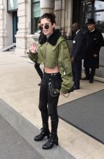 SARA SAMPAIO Out in Milan 02/22/2017