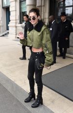 SARA SAMPAIO Out in Milan 02/22/2017