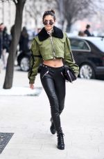 SARA SAMPAIO Out in Milan 02/22/2017