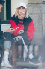 SARAH ELLEN Out Smoking in New York 02/18/2017