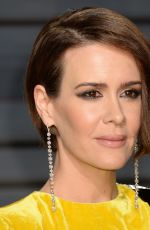SARAH PAULSON at 2017 Vanity Fair Oscar Party in Beverly Hills 02/26/2017