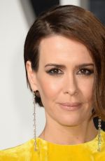 SARAH PAULSON at 2017 Vanity Fair Oscar Party in Beverly Hills 02/26/2017