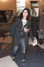 SARAH SILVERMAN at LAX Airport in Los Angeles 02/07/2017