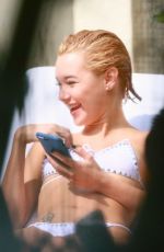 SARAH SNYDER in Bikini at a Pool in Miami 02/20/2017
