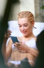 SARAH SNYDER in Bikini at a Pool in Miami 02/20/2017