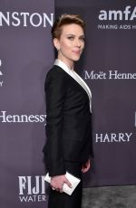 SCARLETT JOHANSSON at AMFAR 2017 New York Gala 02/08/2017