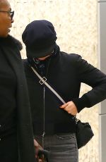 SCARLETT JOHANSSON at JFK Airport in New York - 02/07/2017