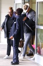 SCARLETT JOHANSSON at JFK Airport in New York - 02/07/2017