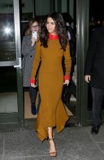SELEMA GOMEZ Out for Dinner in New York 02/08/2017