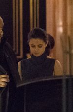 SELENA GOMEZ and The Weeknd Leaves Hotel La Reserve in Paris02/27/2017
