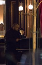 SELENA GOMEZ and The Weeknd Leaves Hotel La Reserve in Paris02/27/2017