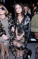 SELENA GOMEZ at Coach Fashion Show at New York Fashion Week 02/14/2017