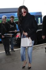 SELENA GOMEZ at LAX Airport in Los Angeles 02/07/2017
