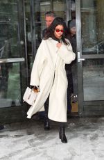 SELENA GOMEZ Leaves Her Hotel in New York 02/09/2017
