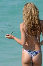 SELENA WEBER and LAUREN ASHLEY in Bikinis on the Beach in Miami 02/06/2017