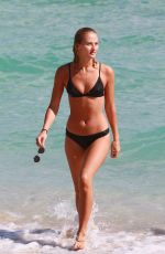SELENA WEBER in Bikini on the Beach in Miami 01/31/2017
