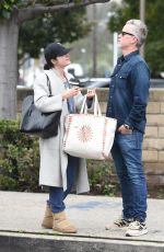 SELMA BLAIR Out for Coffee in Los Angeles 01/10/2017