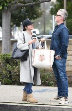 SELMA BLAIR Out for Coffee in Los Angeles 01/10/2017