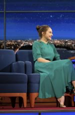 SHAILENE WOODLEY at Late Show with Stephen Colbert 02/15/2017
