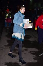 SHAILENE WOODLEY Leaves Late Show with Stephen Colbert 02/13/2017