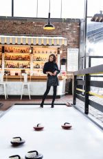 SHANINA SHAIK on the Set for New Potato, February 2017