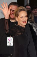 SHARON STONE at 25th Annual Elton John Aids Foundation’s Oscar Viewing Party in Hollywood 02/26/2017
