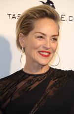 SHARON STONE at 25th Annual Elton John Aids Foundation’s Oscar Viewing Party in Hollywood 02/26/2017