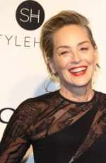 SHARON STONE at 25th Annual Elton John Aids Foundation’s Oscar Viewing Party in Hollywood 02/26/2017