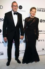 SHARON STONE at 25th Annual Elton John Aids Foundation’s Oscar Viewing Party in Hollywood 02/26/2017