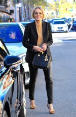 SHARON STONE Out and About in Beverly Hills 02/24/2017