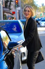 SHARON STONE Out and About in Beverly Hills 02/24/2017