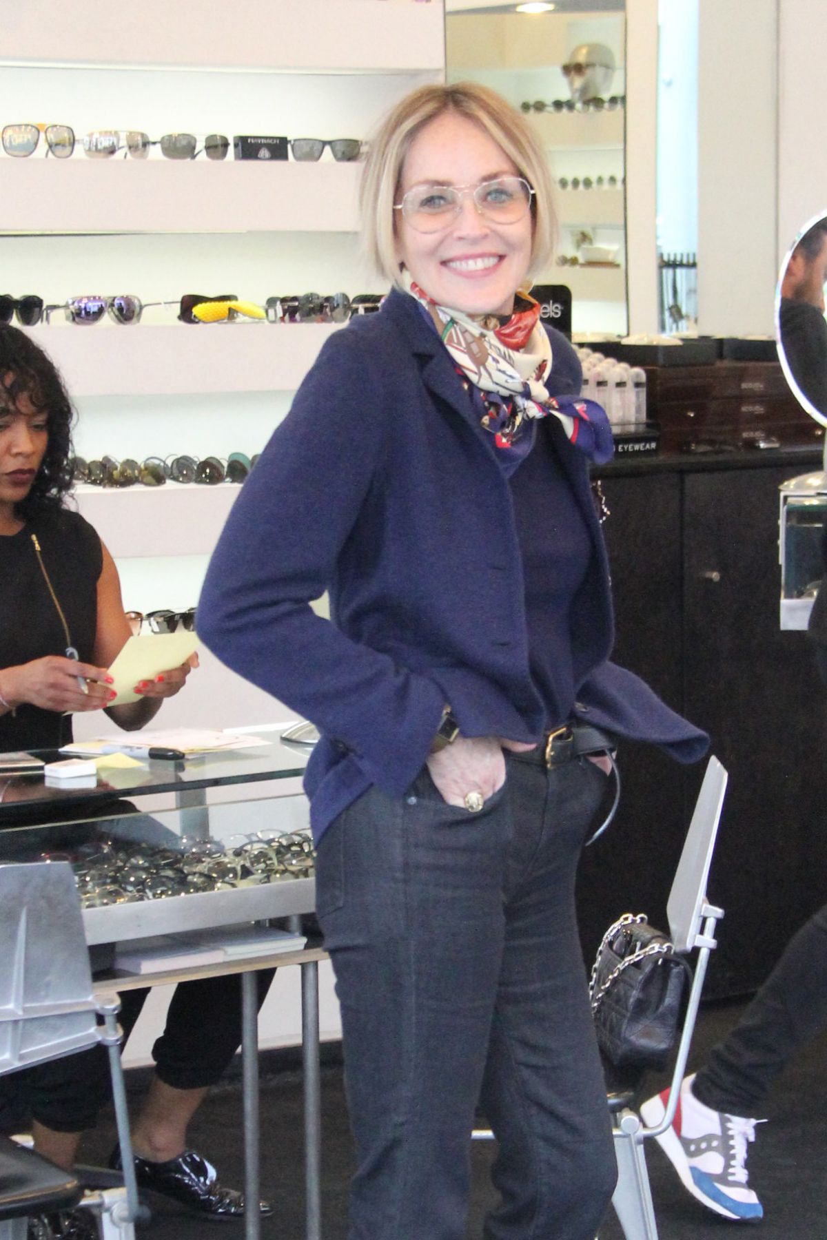 SHARON STONE Shopping in Beverly Hills 02/21/2017 SHARON STONE Shopping in Beverly Hills 02/21/2017