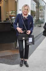 SHARON STONE Shopping in Beverly Hills 02/21/2017