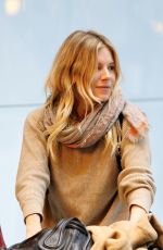 SIENNA MILLER at Heathrow Airport in London 02/15/2017