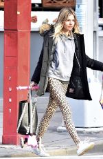 SIENNA MILLER Out and About in New York 02/21/2017